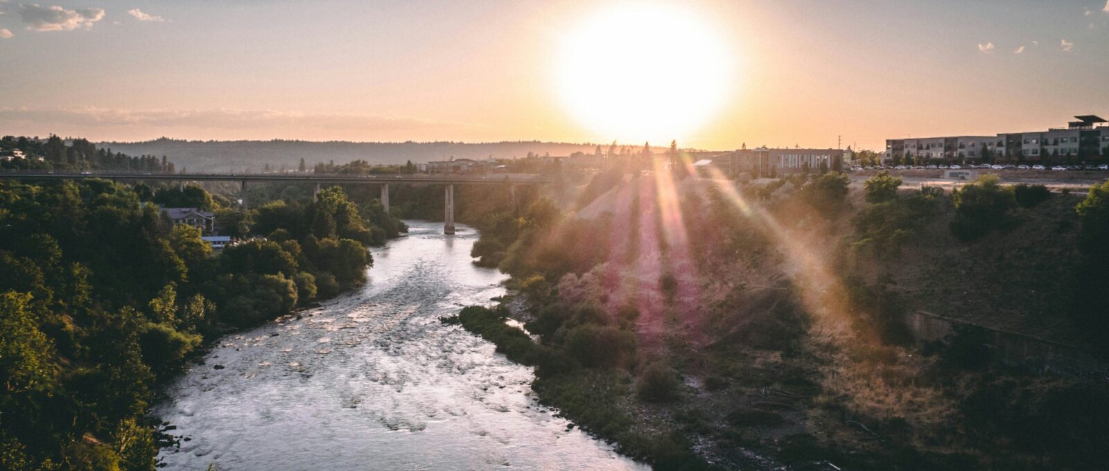River in Spokane, Washington