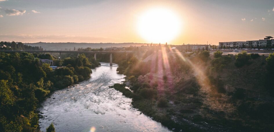 River in Spokane, Washington