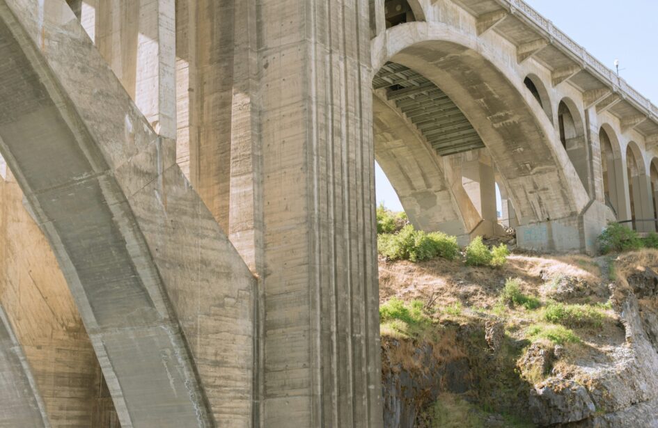 The Monroe Street bridge in Spokane, WA